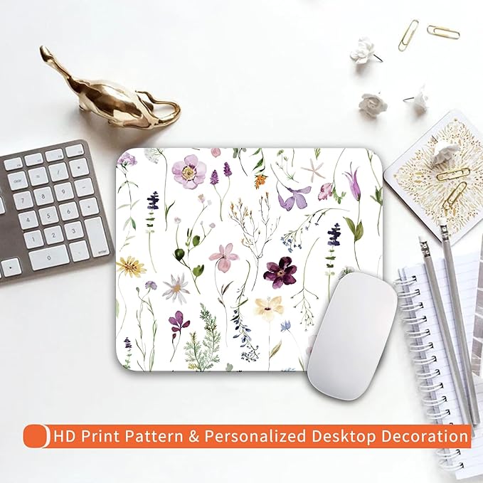 Armanza Square Mouse Pad Beautiful Flowers Plants, Personalized - Image 6