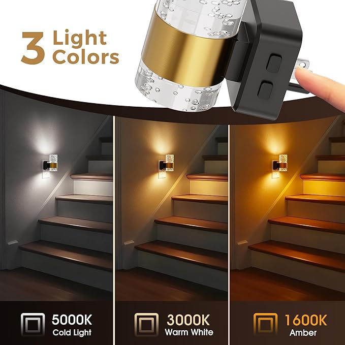 Night Lights Plug into Wall 2 Pack, Dimmable Night Light - Image 6