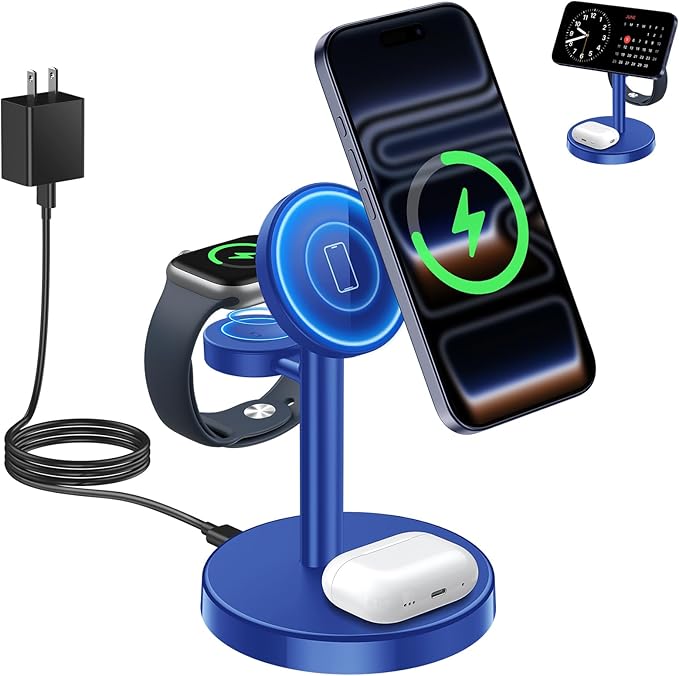 Aeinidi 2026 3 in 1 Wireless Charging Station Compatible by Aeinidi