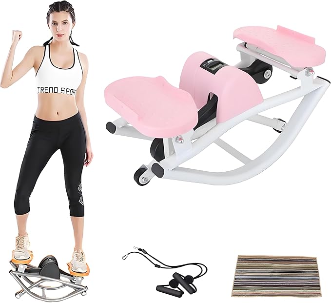 Rock Stepper Step Side-to-Side Lateral Rocking Fitness Stepper by JSDMBD