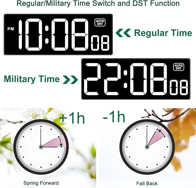 Soobest LED Digital Wall Clock - Image 5
