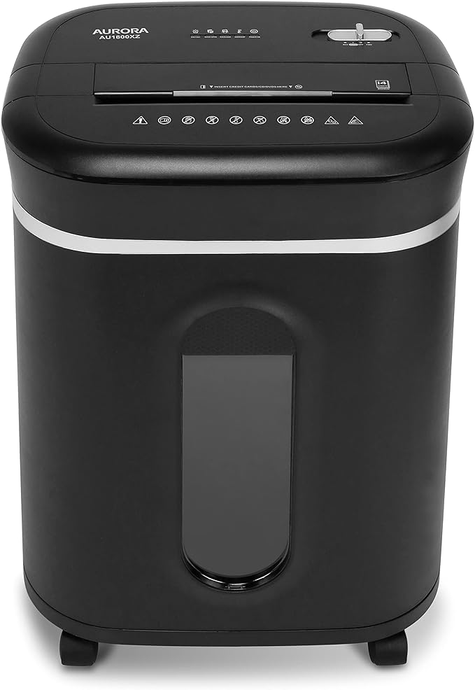 Aurora AU1800XA Anti-Jam 18-Sheet Crosscut Paper/CD and Credit Card Shredder/ by Aurora