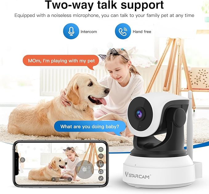 VSTARCAM Indoor Security Camera, 2K - Image 3