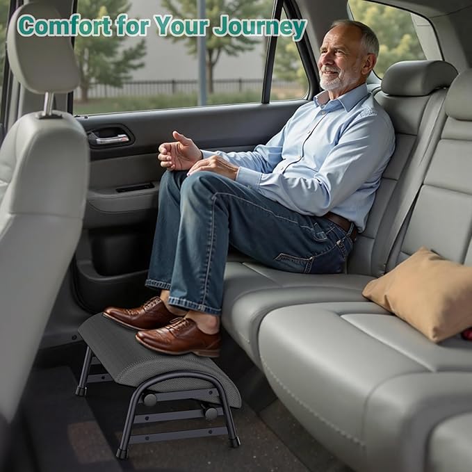 YEASHEIN Adjustable Foot Rest for Under Desk at Work, Ergonomic Under Desk - Image 7