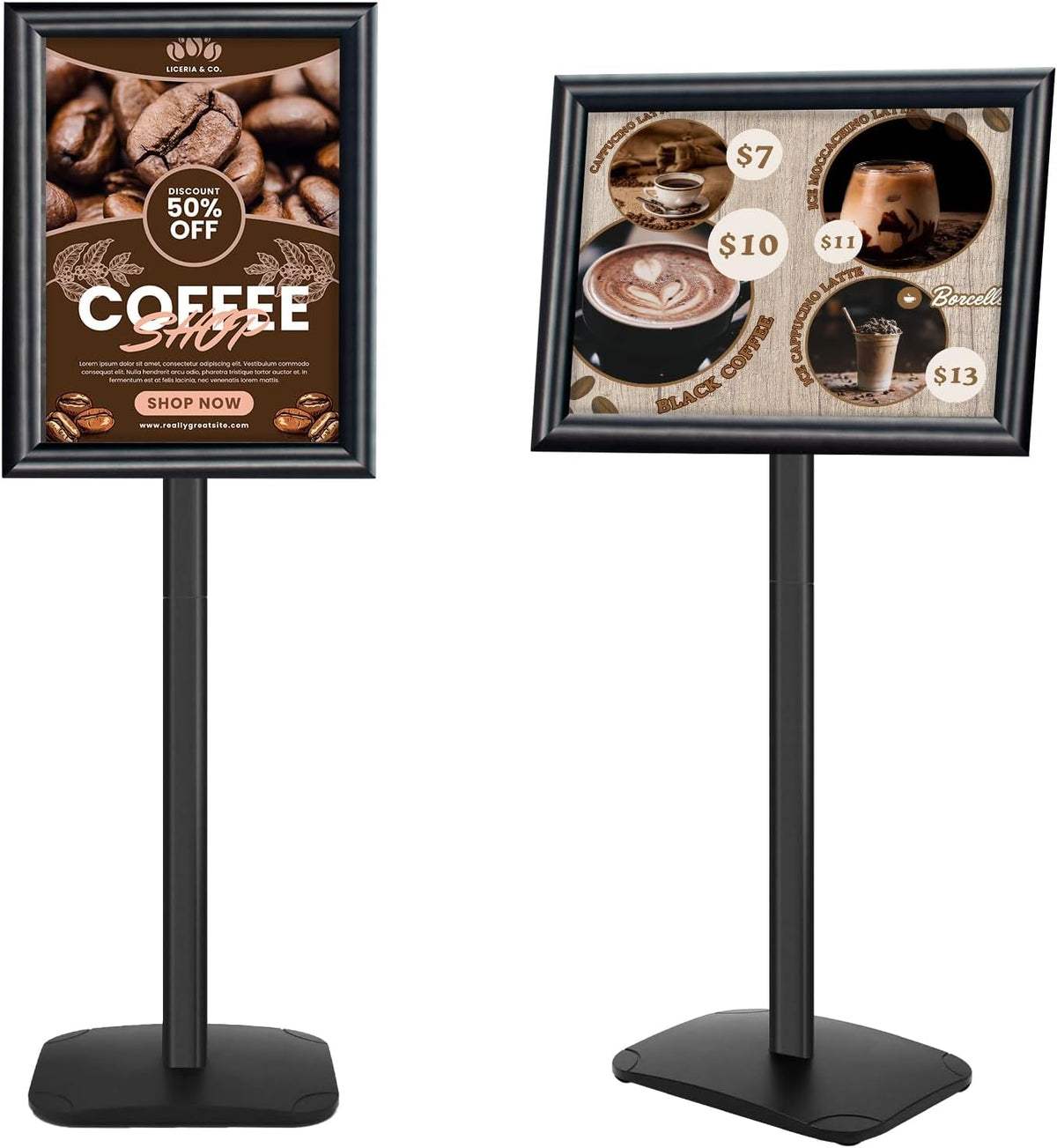 Heavy Duty Pedestal Sign Holder