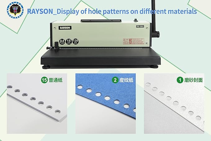 Rayson PD-1501 Coil Binding Machine - Image 7