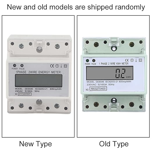 ANKROYU DDS546 Single Phase Energy Meter, Rail Digital Electric Consumption - Image 5