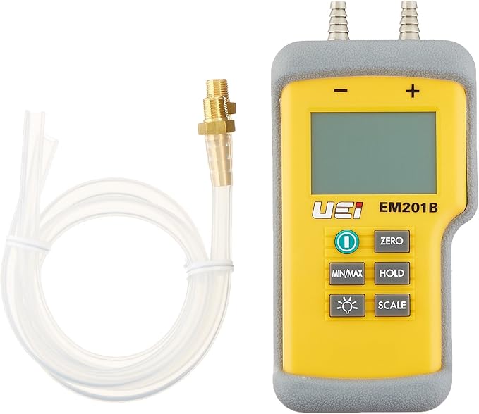UEi Test Instruments EM201B Test Dual Input Differential Manometer by UEiTestInstruments