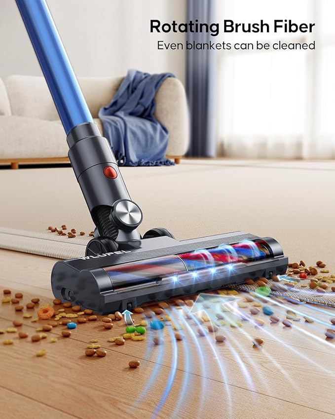 Cordless Vacuum Cleaner, 30Kpa/400W/45 Mins Small Stick Vacuum Cleaner - Image 3