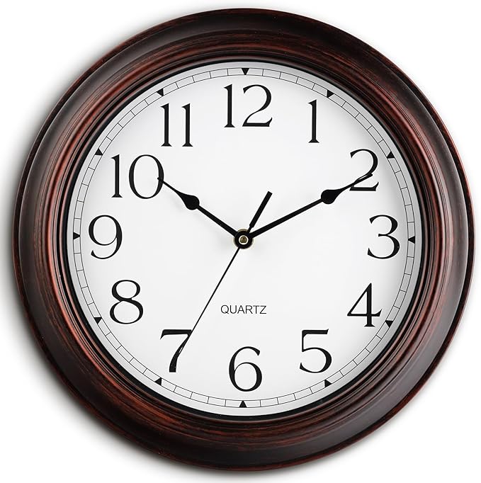KECYET 14 Inch Wall Clocks Battery Operated Silent Non-Ticking Wall Clock by KECYETWALLCLOCK