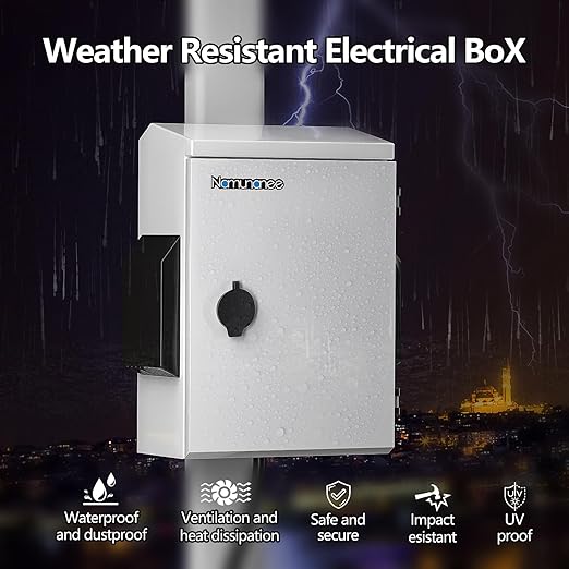 Outdoor Electrical Box, Cold-Rolled Steel Plate, Aluminum Alloy Back Beam - Image 2