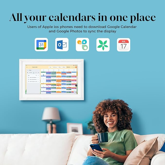 15.6" Digital Google Calendar+Pen, No Subscription|All-in-one Smart - Image 3