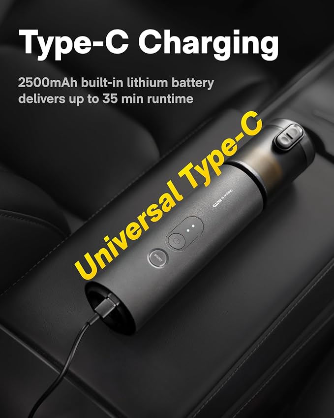 HOTO Handheld Car Vacuum Cleaner Cordless, 4-in-1 Portable Mini Vacuum - Image 8