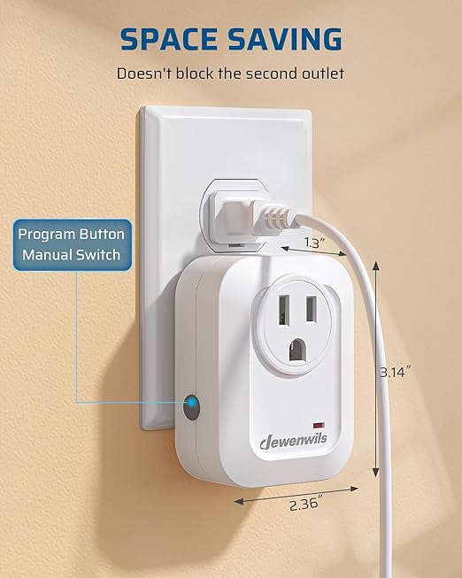 DEWENWILS Remote Control Outlet Wireless Wall Mounted Light Switch, Electrical - Image 6