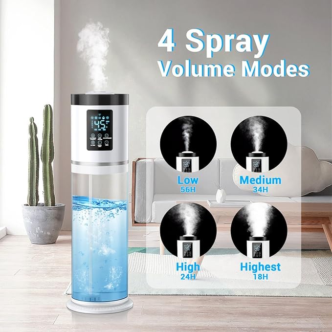 8L/2.1Gal Humidifiers for Bedroom Large Room - Image 2