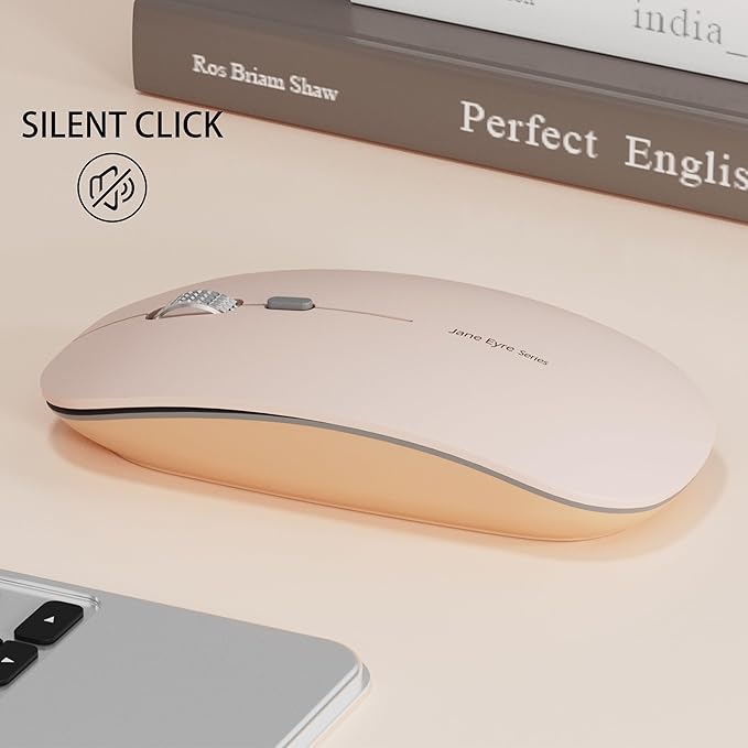 Uciefy Q5 Slim Rechargeable Wireless Mouse, 2.4G Portable Optical Silent Ultra - Image 4