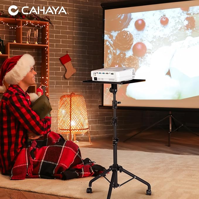 CAHAYA Projector Tripod Stand Adjustable: Height 29 to 65in Projector - Image 8