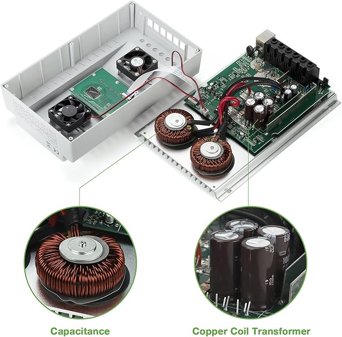 OOYCYOO MPPT Charge Controller 80 amp 12V/24V Auto, 80A Solar Panel Charge - Image 5
