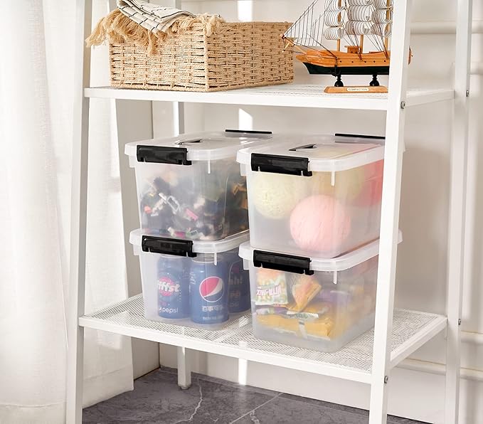 JUJIAJIA 6 Quart Clear Storage Latch Box/Bins - Image 6