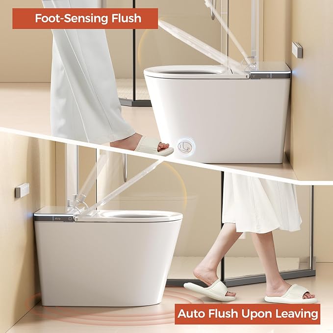 Smart Toilet with Bidet Built in, Japanese Bidet Toilet, - Image 5