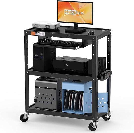 Extra-Large 3-Tier Utility Cart by MetaTeel