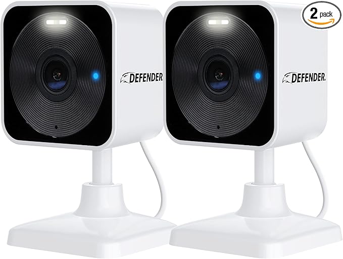 Defender GO 2K AI Powered WiFi Indoor/Outdoor Home, Baby Security Camera by Defender