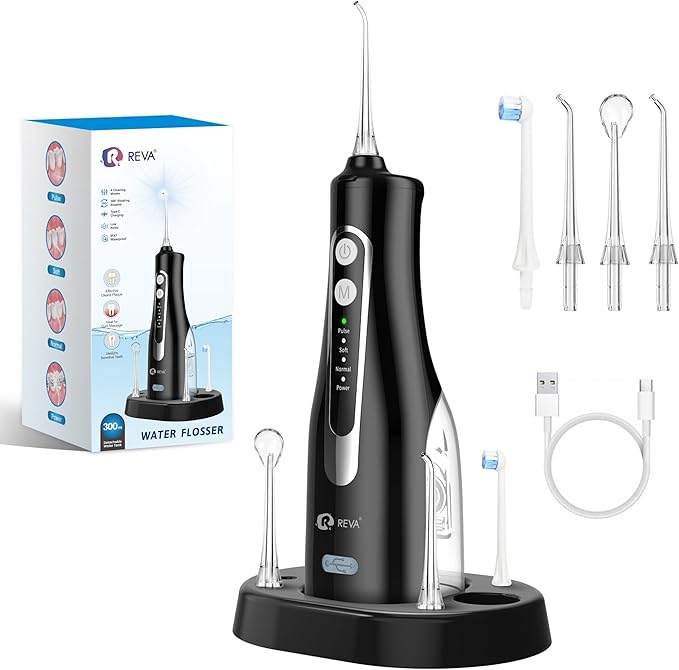 Cordless Oral Irrigator Water Flosser by RReva