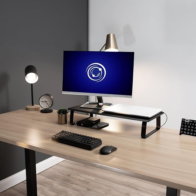 VIVO Monitor and Laptop Stand, 24 inch Desktop Riser, STAND-V000D - Image 3