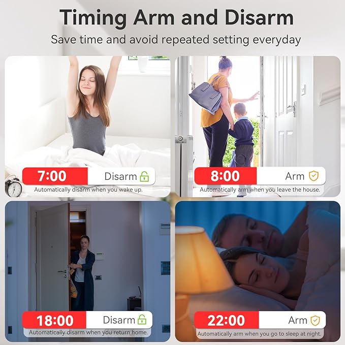 CPVAN WiFi Motion Sensor Alarm, 125dB Wireless DIY Smart PIR Motion Detector - Image 9