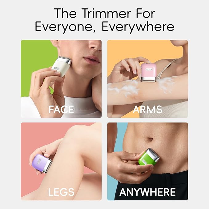 yoose Electric Razors for Women, IPX7 Alloy Body Bikini Trimmer for Women - Image 5