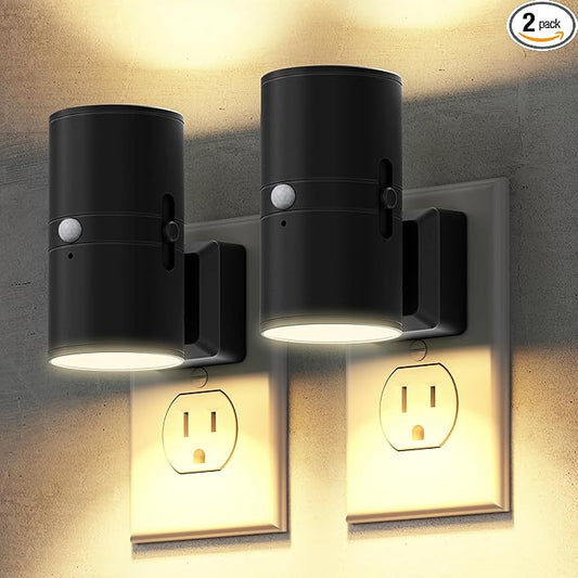 Briignite Motion Sensor Night Light, 2 Pack Motion Activated Plug in Night by WelcometoBriigniteenjoyyourshopping
