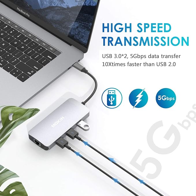 USB C Adapters for MacBook Pro/Air, Mac Dongle - Image 4
