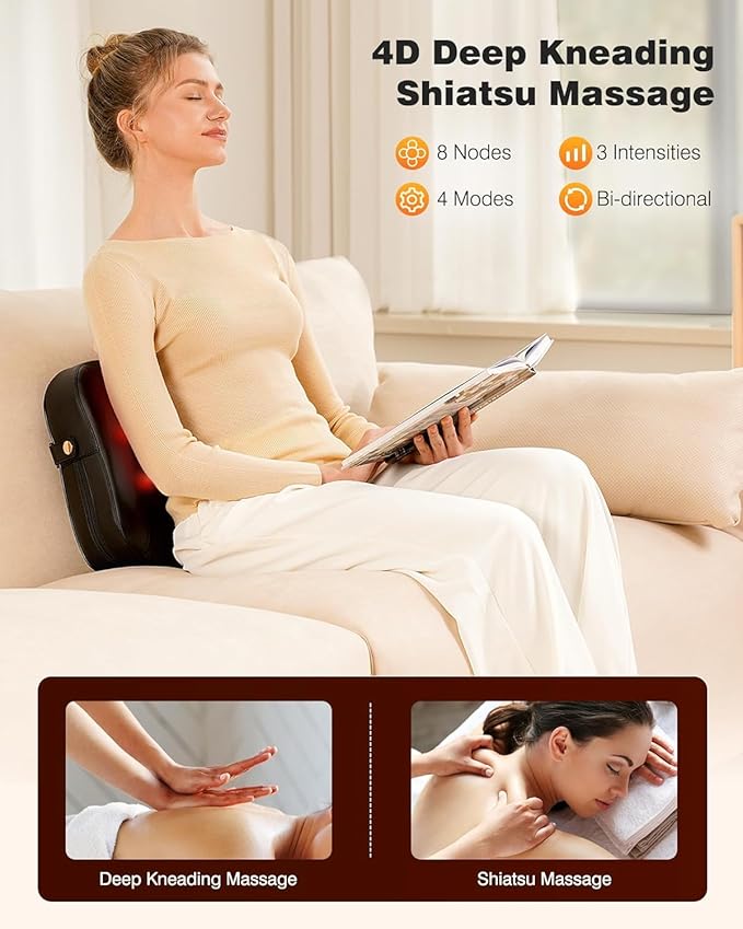 Back Massager with Heat - Image 4