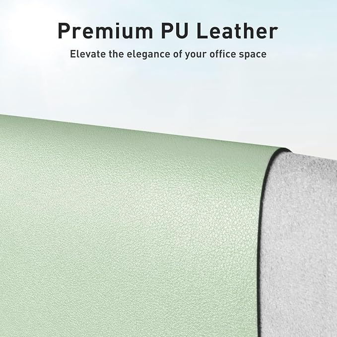 Aothia Large PU Leather Desk Pad Protector – Non-Slip Mouse Pad & Writing Mat - Image 2