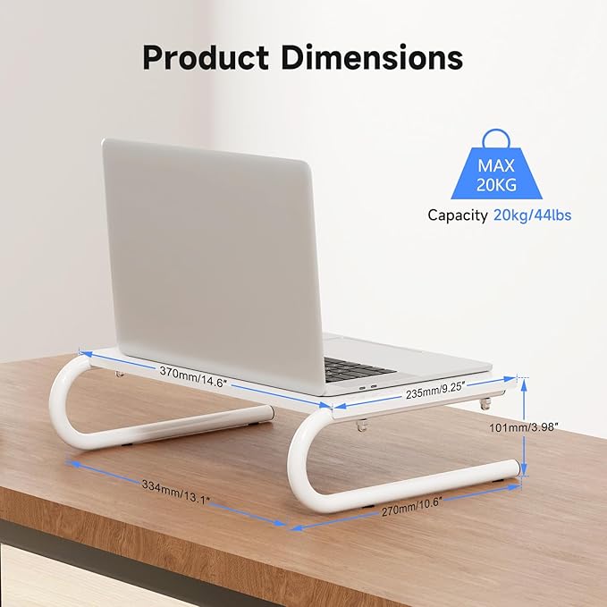 suptek Monitor Stand Riser for Computer, Notebook and All Flat Screen Display - Image 2