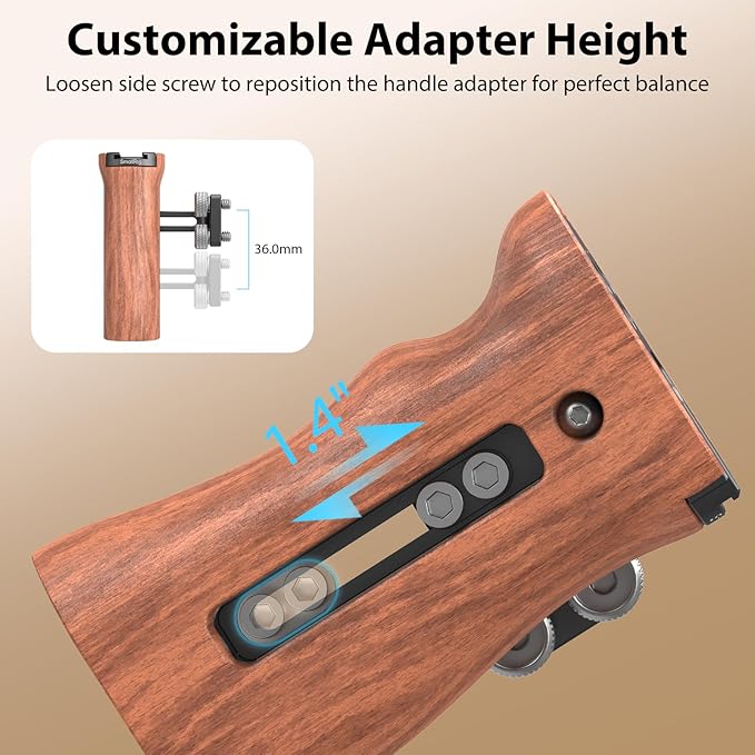 SmallRig Wooden Side Handle - Image 6