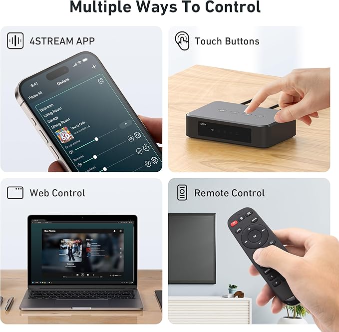 Arylic S10+ AirPlay Audio Receiver, WiFi & Bluetooth Music Streamer, Streams HD - Image 5