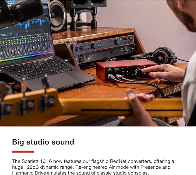 Focusrite Scarlett 16i16 4th Gen USB Audio Interface, - Image 3