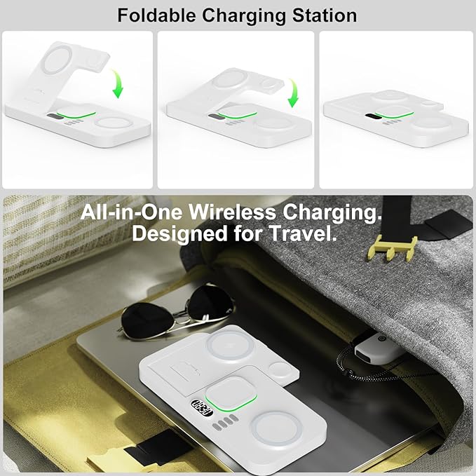 Dual Phone Magnetic Wireless Charging Station - Image 9