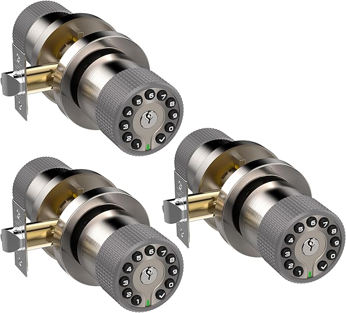 BOTHSTAR Keypad Door Knob with Key, Keyless Entry Door Lock, Code Locks Door by BOTHSTAR