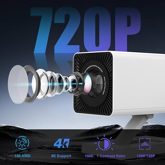 Mini Projector｜Portable Projector 1080P/4K Support｜Smart Projector - Image 7
