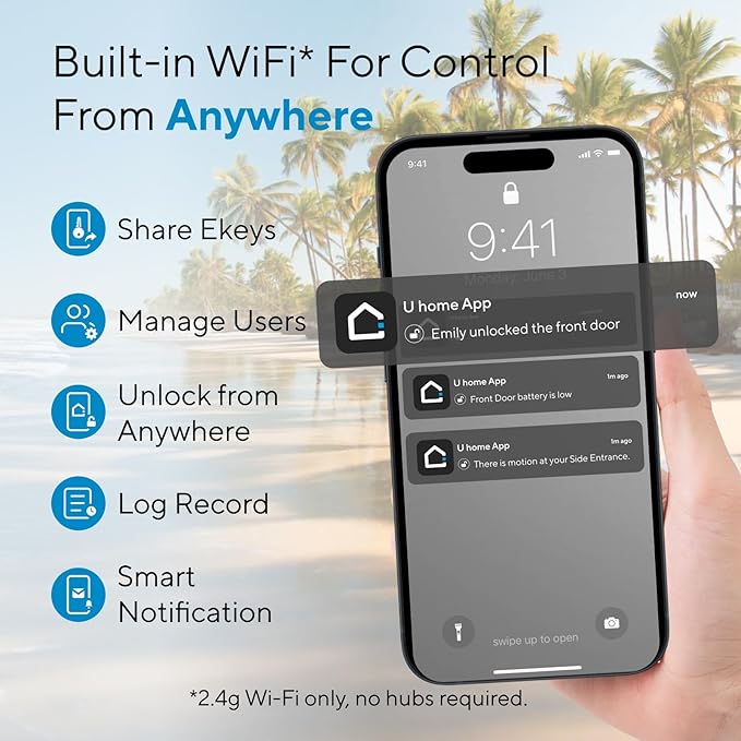 ULTRALOQ Bolt NFC Smart Deadbolt Lock - Image 4
