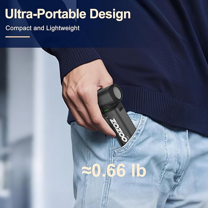 Compressed Air Duster, 180000RPM Powerful Cordless Electric Air Duster - Image 7