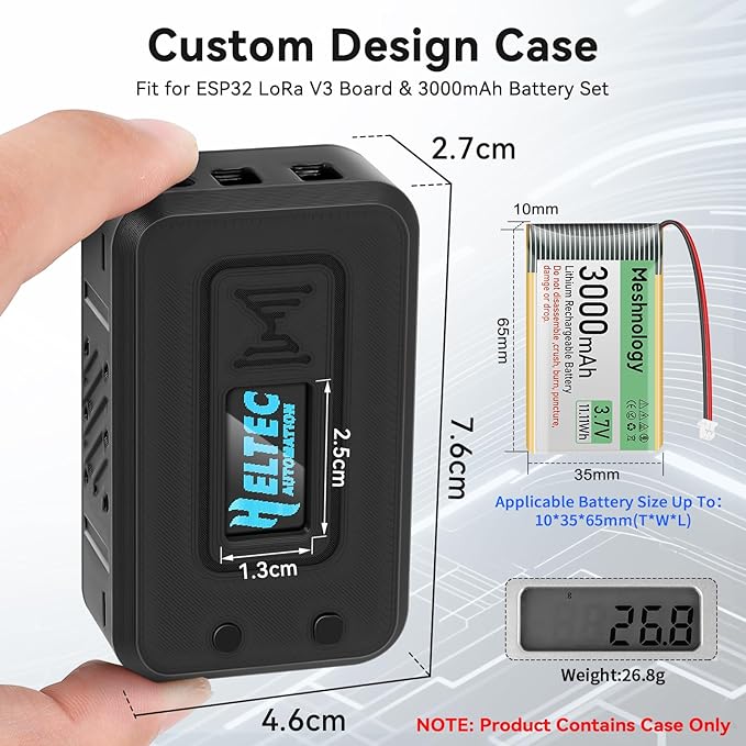 Meshnology Case for LoRa ESP32 V3 Module Board Device Set - Image 5