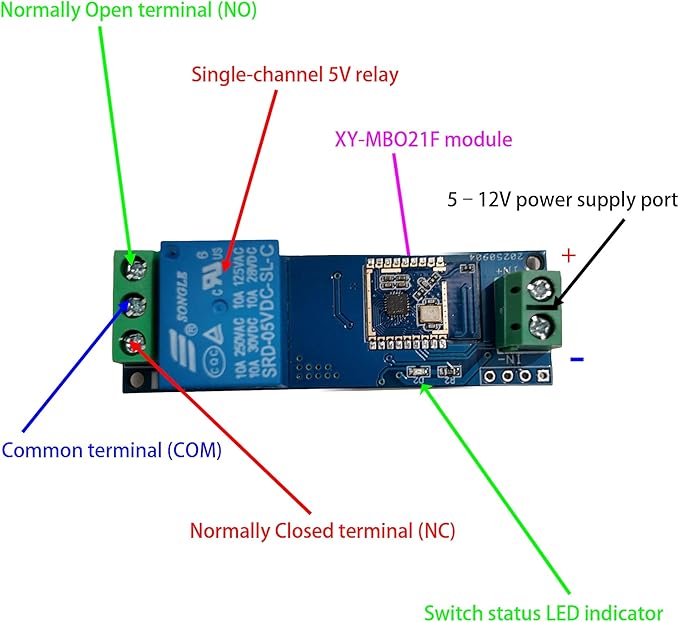 Swianic Single Channel Bluetooth Proximity Switch Module, - Image 2