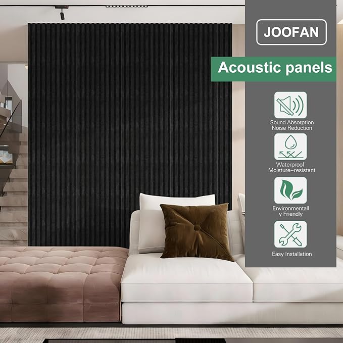 Premium Acoustic Wood Slat Wall Panels – Noise-Reducing Sound Absorption Panels - Image 2