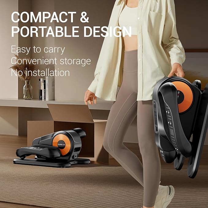 Under Desk Elliptical Machine, Electric Seated Pedal Exerciser, Min Leg - Image 6