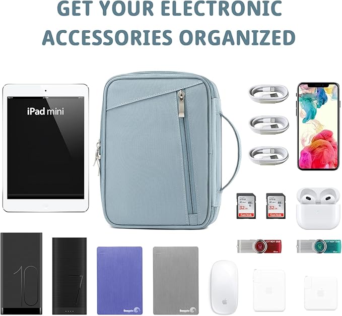 mygreen Electronics Travel Organizer, Watreproof Electronic Accessories Case - Image 7