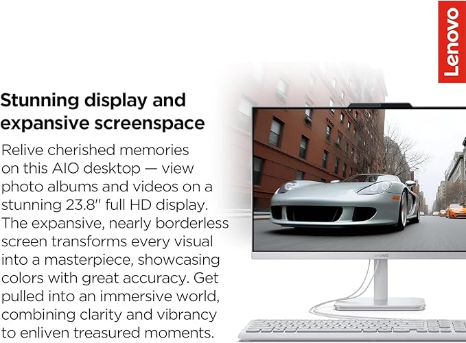 Lenovo IdeaCentre 24" FHD All-in-One Desktop Computer - Image 4