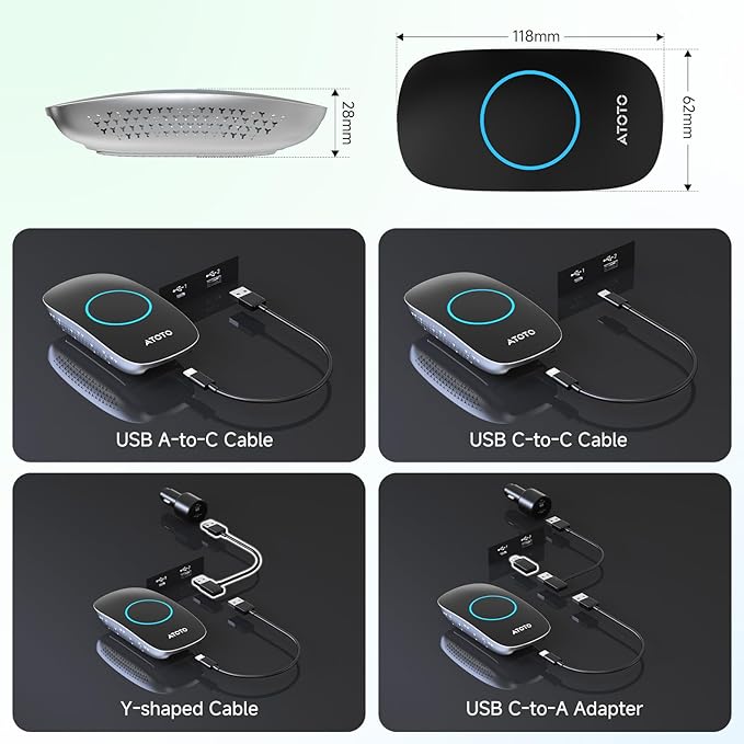 ATOTOMOVE Wireless CarPlay AI Box - Image 7